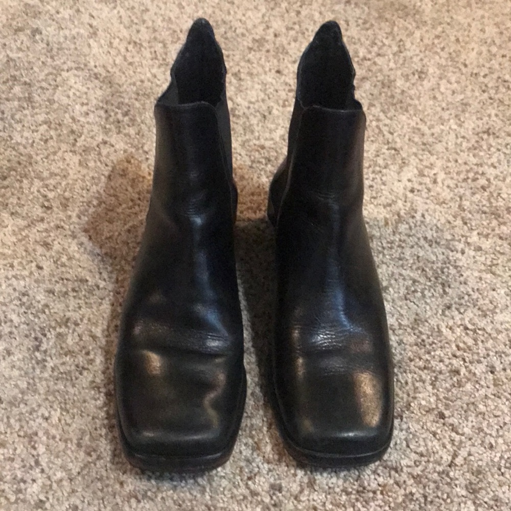 Cole Haan Black leather booties